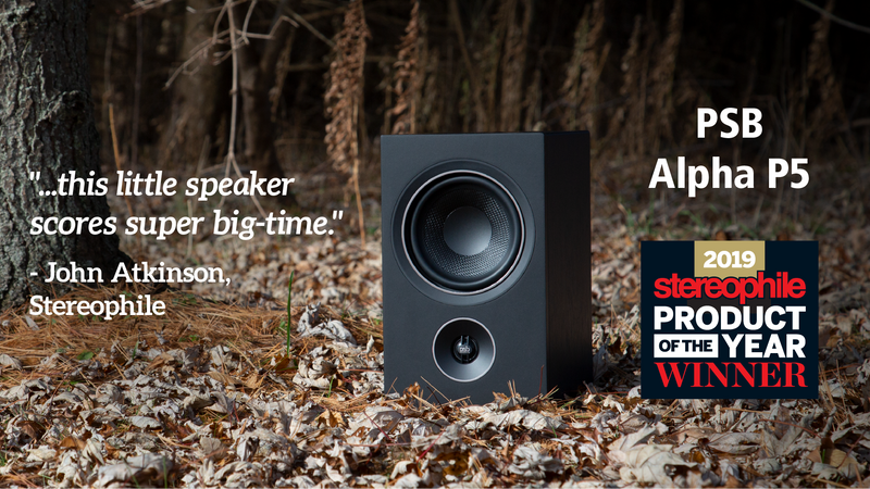 PSB Spakers Alpha P5 Stereophile Award 2019