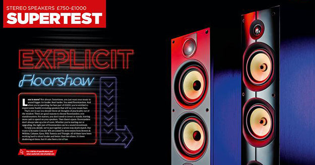Imagine X1T in What Hi-Fi Stereo Speaker Test