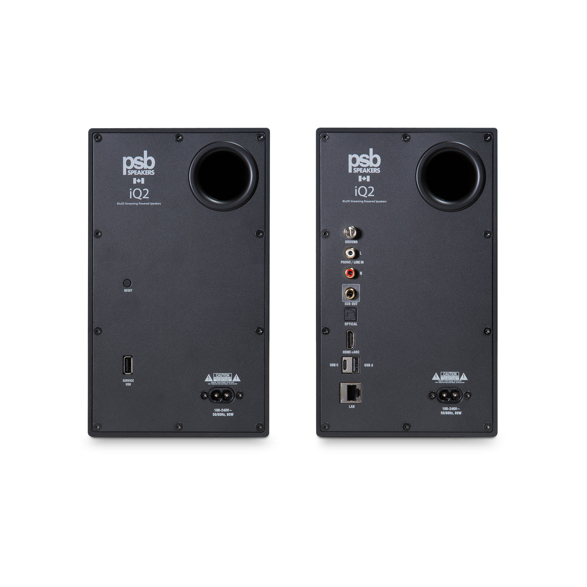 iQ2 - BluOS Streaming Powered Speakers